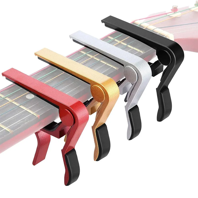 Guitar Capo For Acoustic And Electric Guitars Single Handed Capos Guitar Accessories