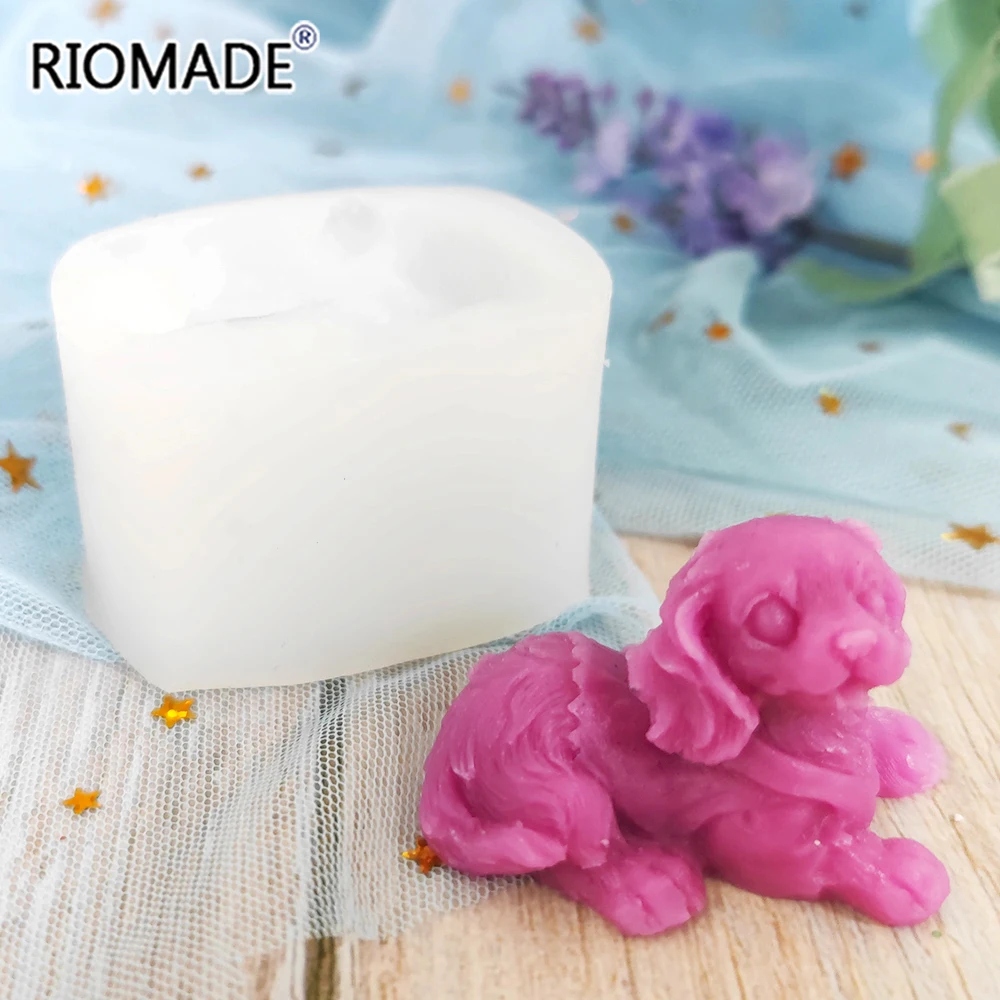 Cute Dog Shape Silicone Mold Bully Dog Bulldog Animal Styles Fondant Cake Decorating Tools Dessert Sugar Crafts Chocolate Mould