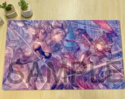 YuGiOh Labrynth Playmat TCG CCG Mat Board Game Duel Pad Trading Card Game Mat Anime Rubber Mousepad Zones Free Bag 600x350x2mm