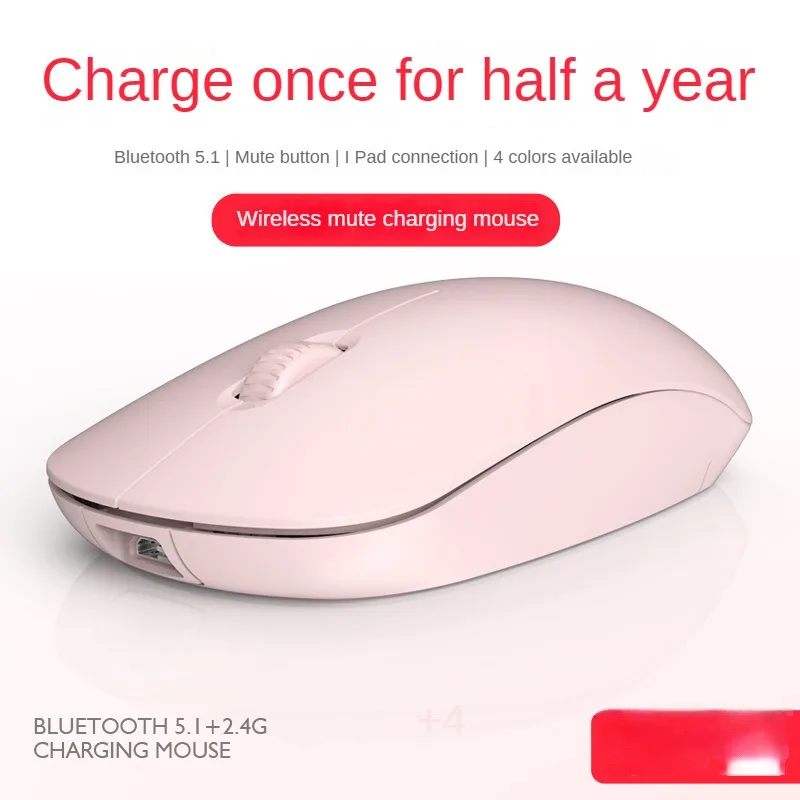 2.4G Wireless Mouse for Laptop Desktop Silent Mouses Portable Mute Mice for Notebook Mini Mouse Computer 1600 DPI Mause