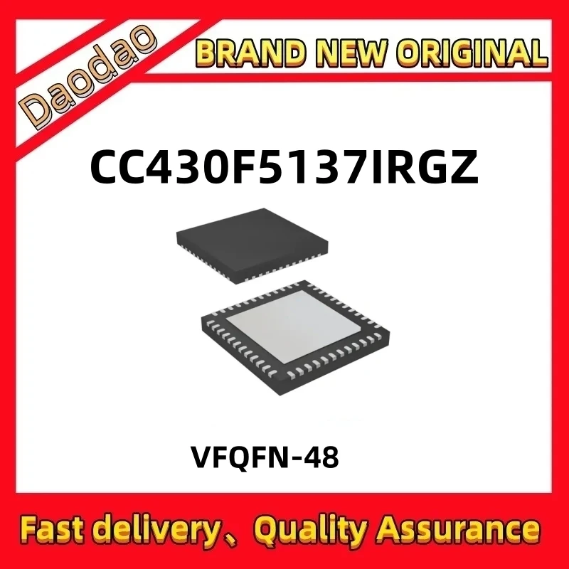 Quality Brand New CC430F5137IRGZ CC430F5137 CC430F IC MCU Chip VFQFN-48