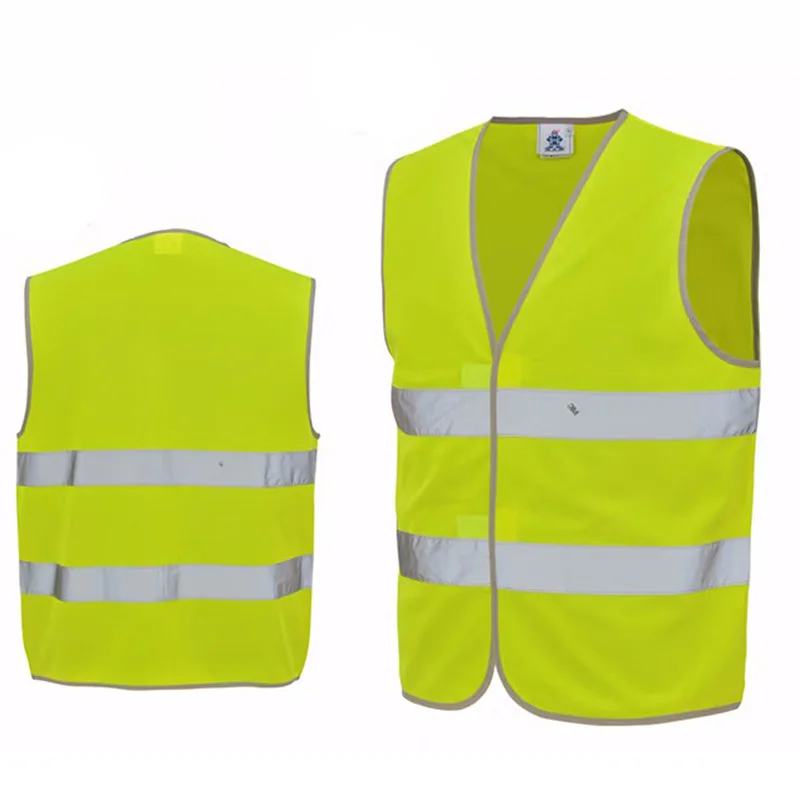 Size S-4XL Safety Vest Reflective High Visibility Reflective Vest for Motorcycle Hi Vis Vest Running Biking