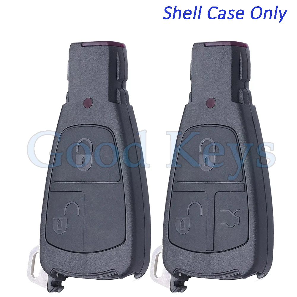 KEYECU Remote Key Shell Case Fob for Mercedes Benz E C S CLK E430 S500 CLK320 1997 1998 1999 2000 2001 2002 2/3 Buttons