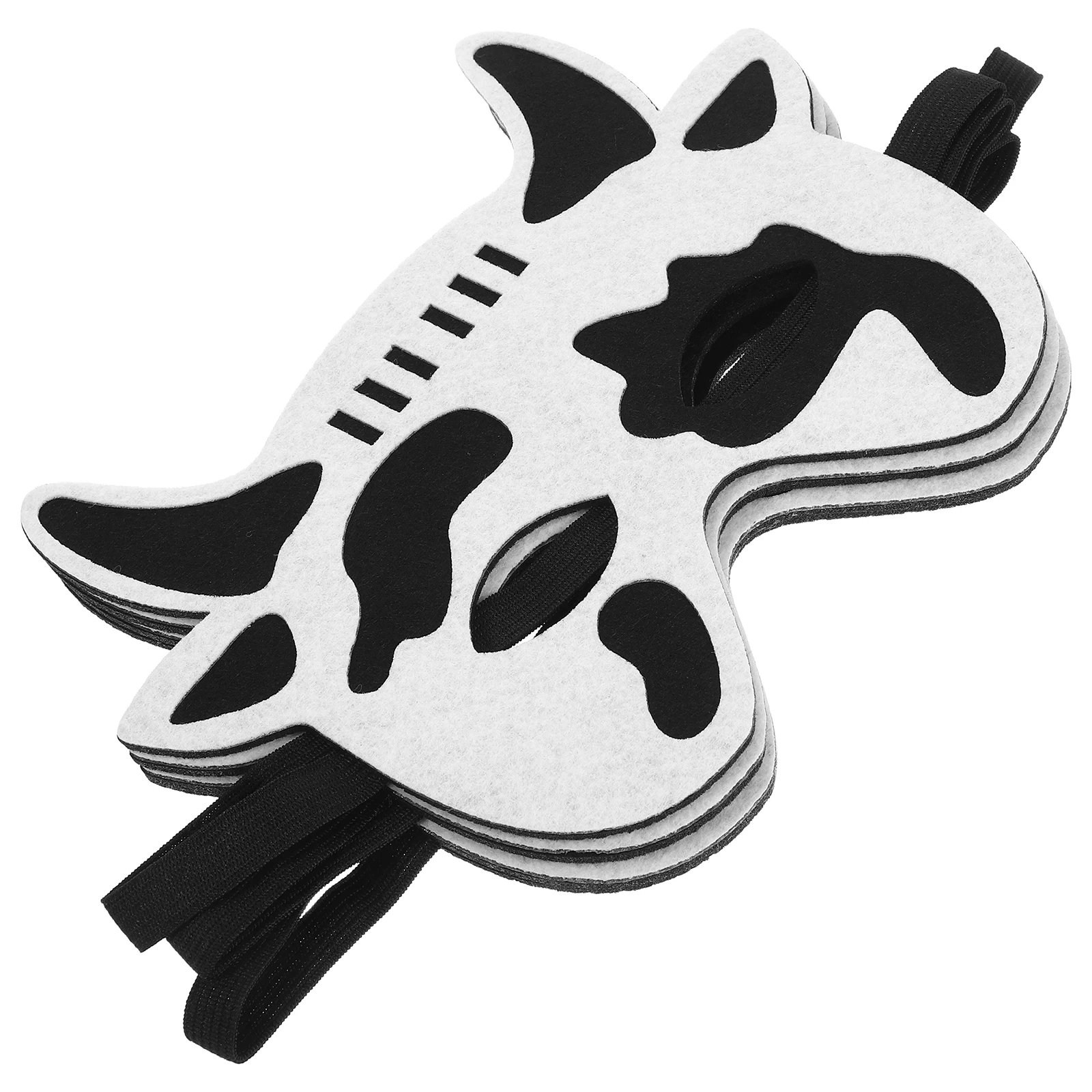 

4pcs Small Animal Mask for Kids Cartoon Felt Masks Lightweight Comfortable Halloween Birthday Party Accessories Toy