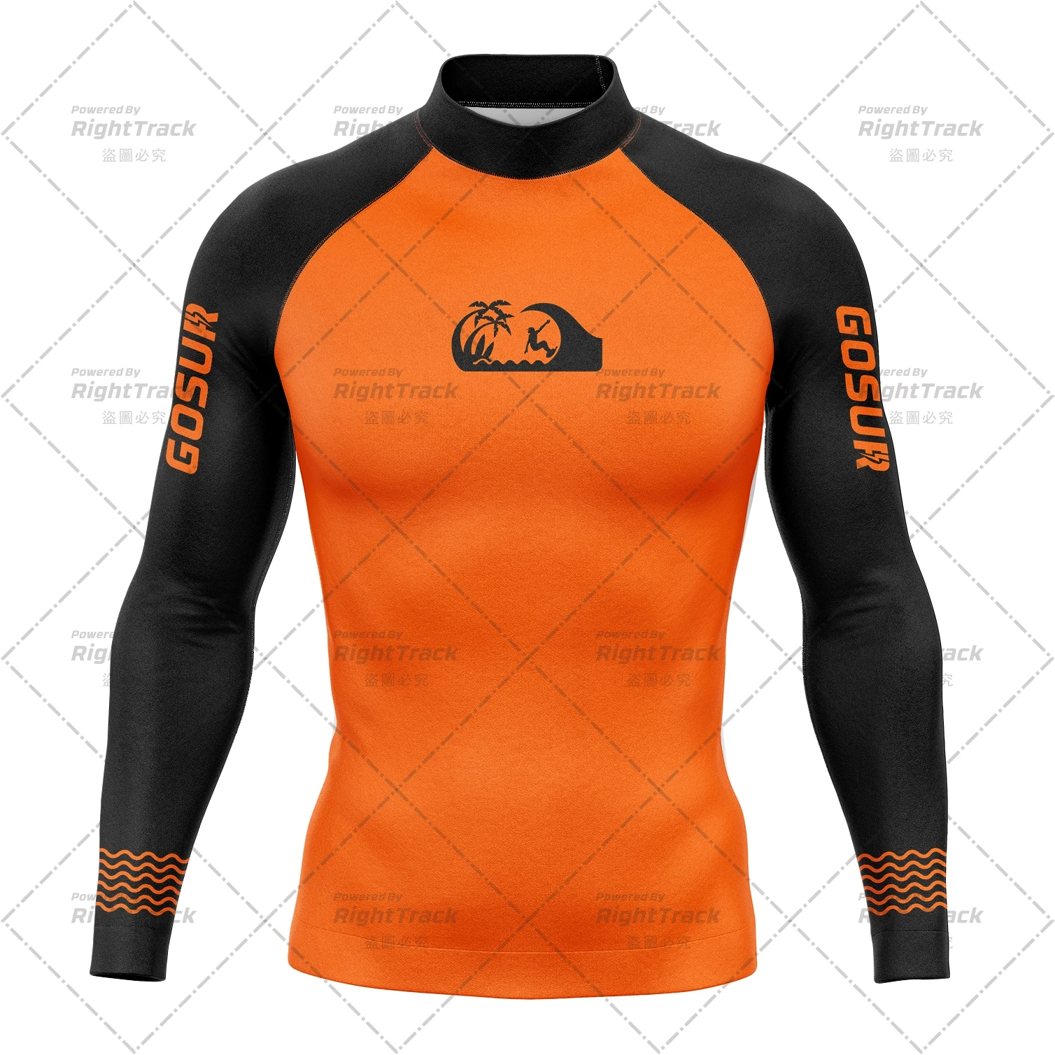 Men\'s Rash Guards GOSUR New Product Launch Quick Dry Surfing Shirt Summer Breathable UV Resistant Surfing Suit Customizable