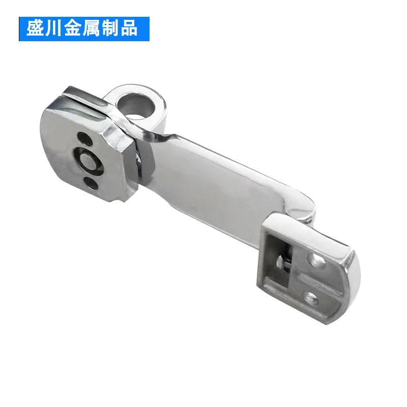 316SS Heavy Duty Latch Locking Hasps Box Catch Padlock Hasp Marine Grade Hardware for Toolboxes Storage Cases Boat Accessories