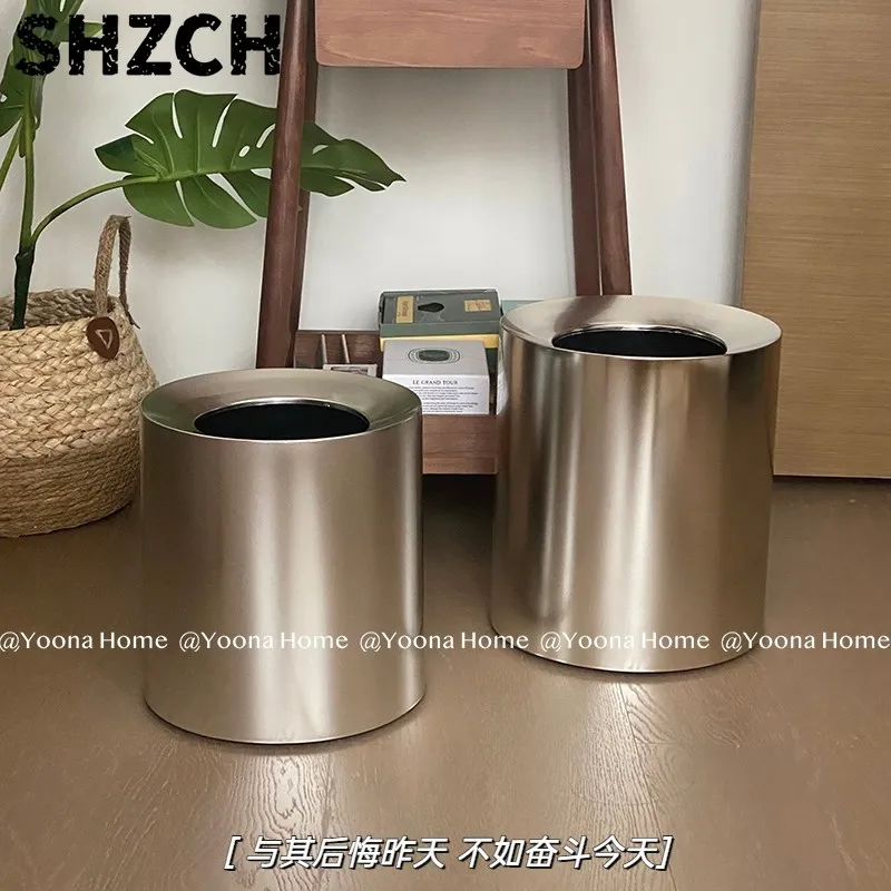 MOMO Ins Cubodbasura Plateado Galvanizado Premium для дома, спальни, офиса, для хранения