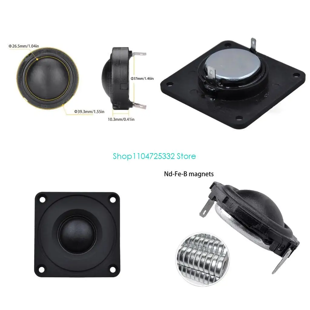 

Запасные части для пьезоэлектрических кроссоверных твитеров с шелковой купольной диафрагмой P5EA