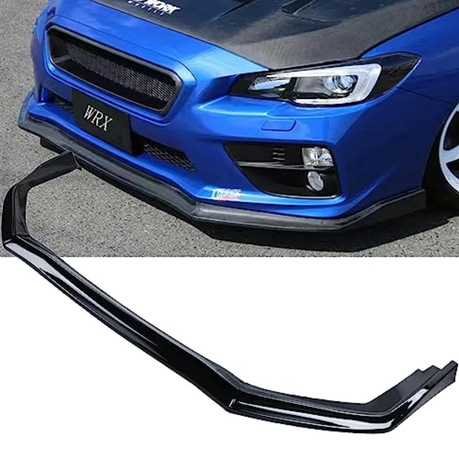 

New Front Bumper Lips Compatible with Subaru WRX STI Sedan 15 16 17 18 19 20 21 22 Car Front Spoiler- Sport Front Lip - 3pcs