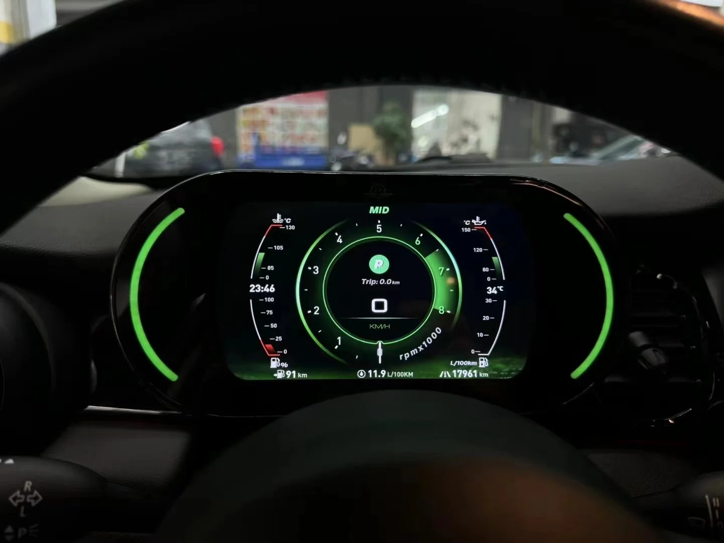 أداة افتراضية العنقودية قمرة القيادة لوحة القيادة نظام لينكس لسيارات BMW الجديدة ميني كوبر 2014-2023 شاشة عرض أجزاء عداد السرعة LCD