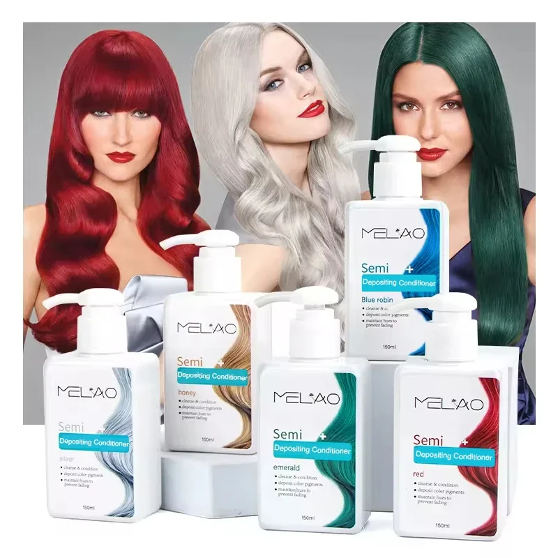 MELAO Hair Dye - Semi Permanent Hair Color Depositing Conditioner, Cruelty-free