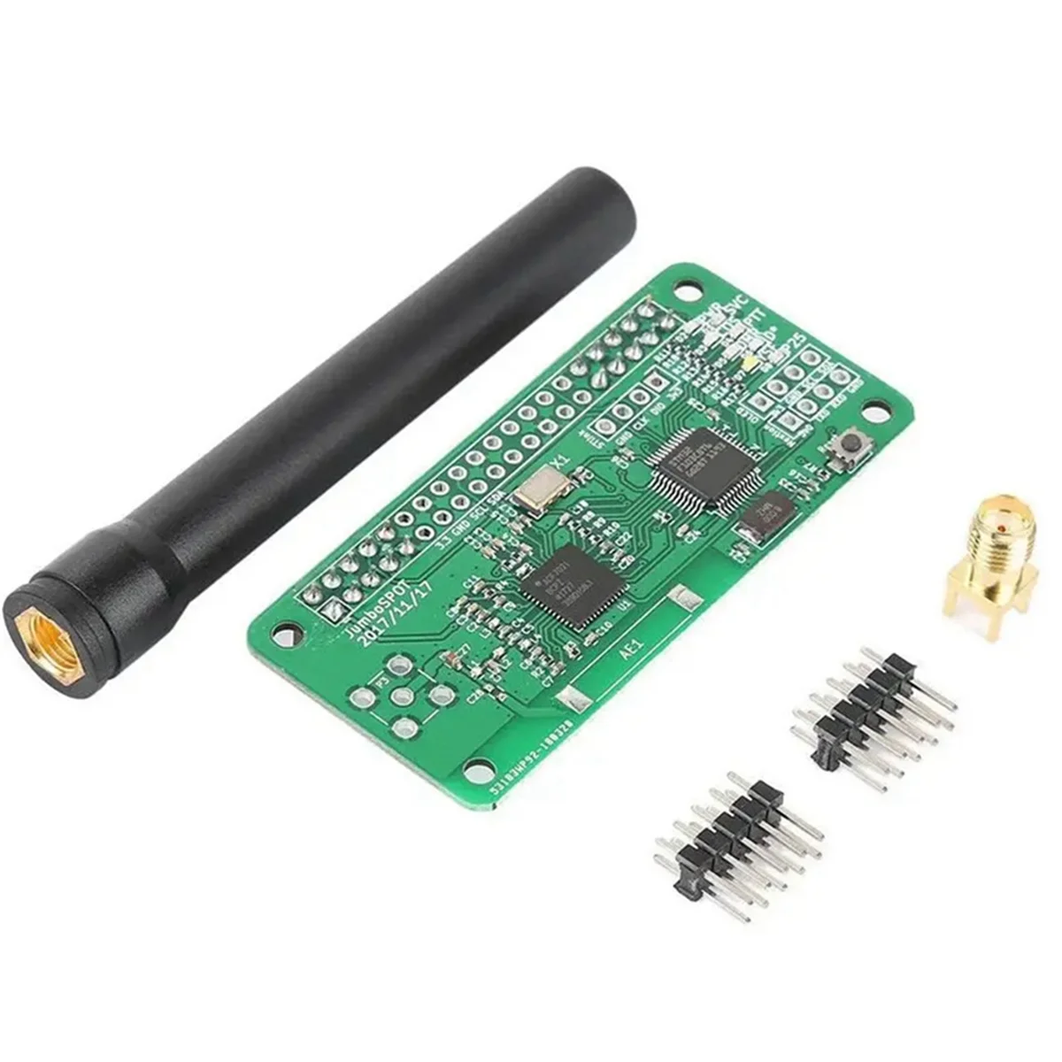 For Raspberry Pi +P25 DMR YSF NXDN Assembly MMDVM Expansion Board+Oled Screen+Casing+Antenna Hotspot Support Accessories