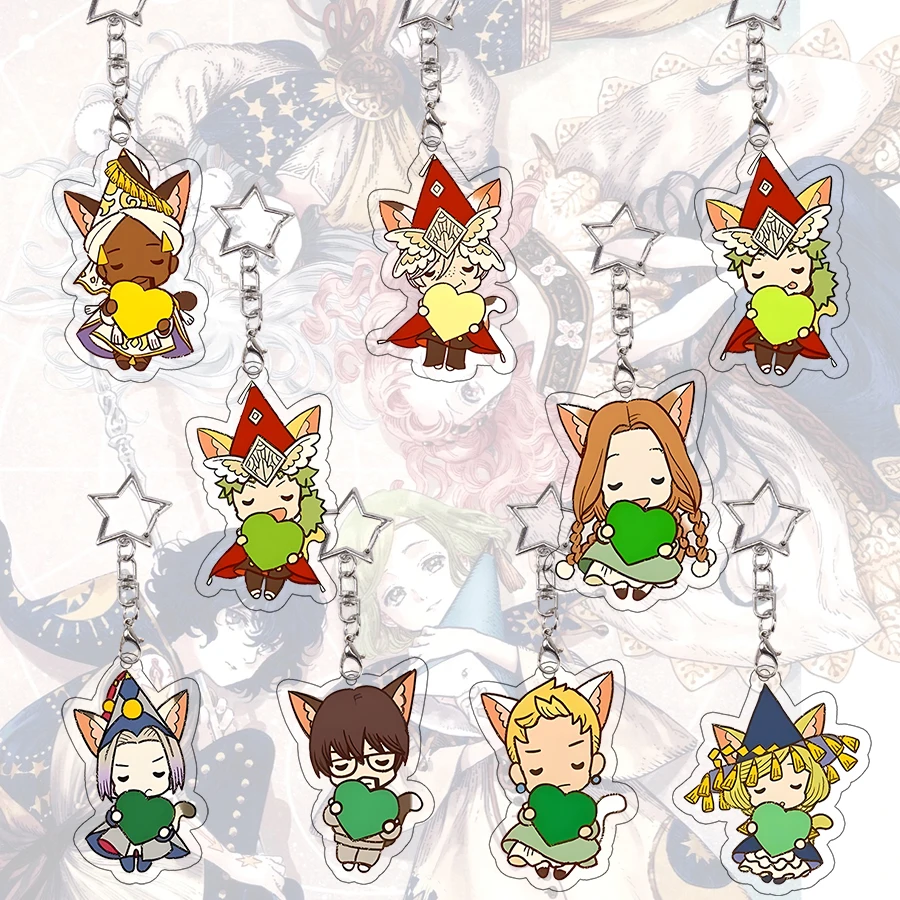 

Акриловый брелок Witch Hat Atelier с персонажами аниме Orugio Coco Tetia, подвеска для сумки, аксессуар, подарок на день рождения