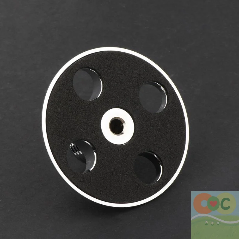 Stabilizzatore per giradischi con peso per dischi in vinile HUA Audio riduce il rumore dello sfondo Giradischi Morsetto per pesi Tappetino per pressa per dischi