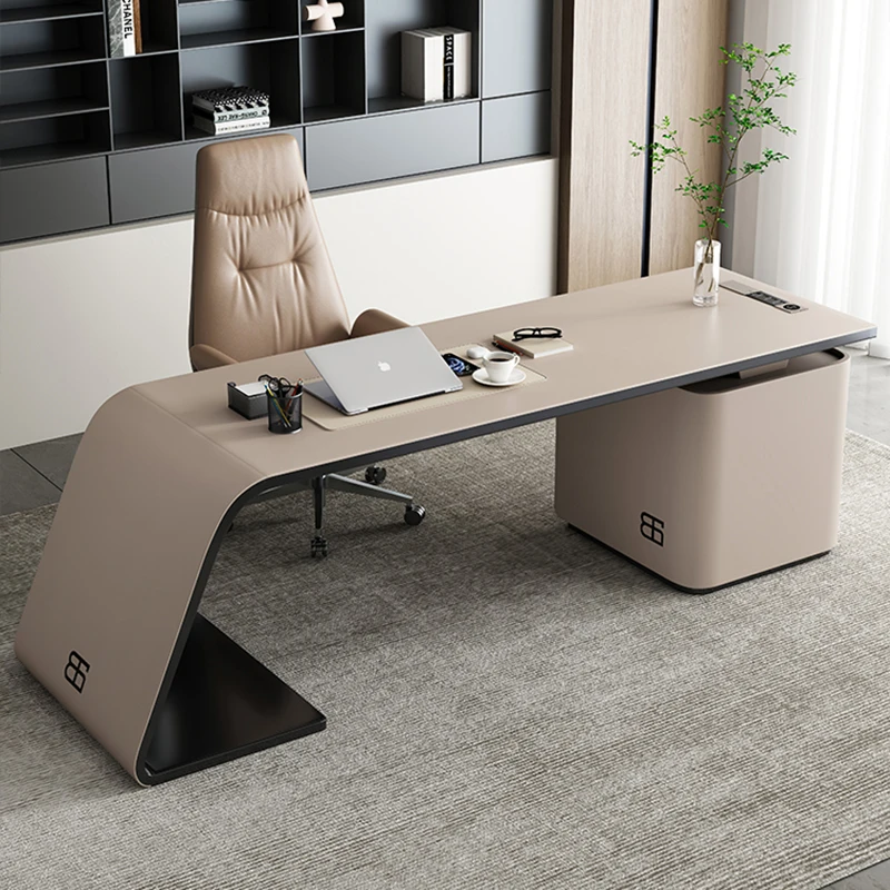 Standing Corner Desk Table Modern Coffee Reading Extender Gaming Table Sedentary Supplies Scrivania Angolare Office Furniture