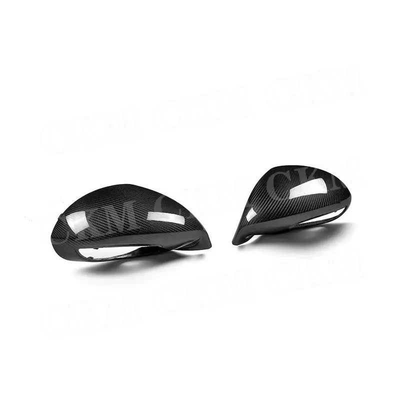 High Quality Prepreg Dry Carbon Fiber Side Rearview Mirror Cap Covers For Cayman Boxster 981 991