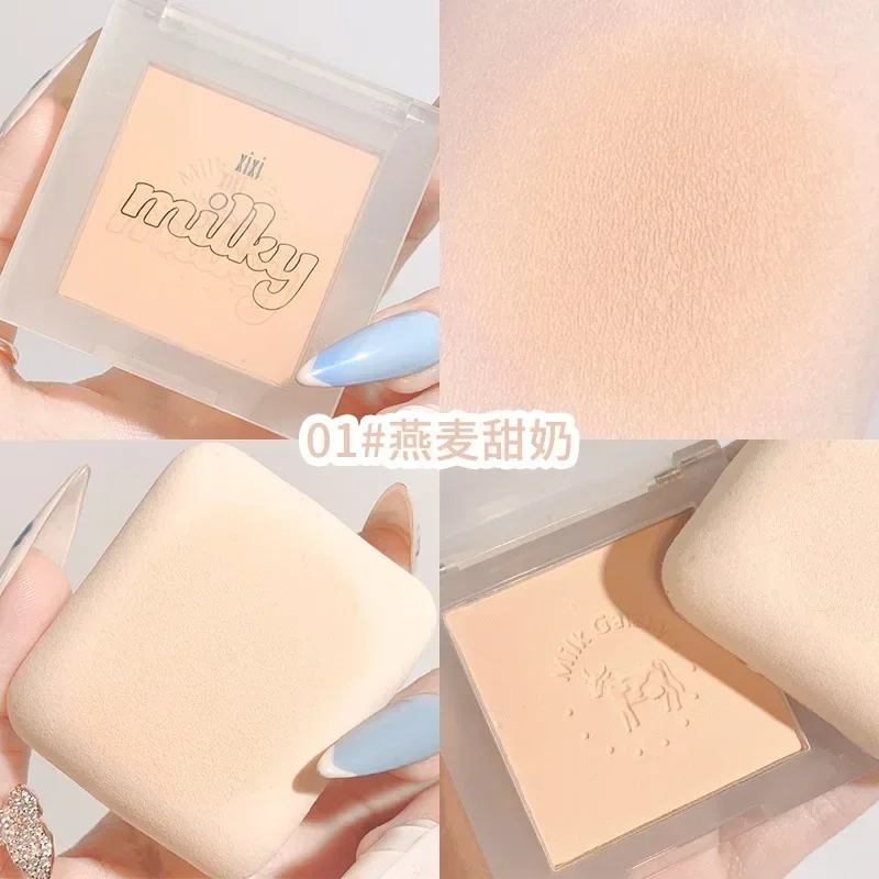 Xixi Milk Milky Star Soft Mist powder blusher monochrome blush purple plate matte vitality small orange nude makeup