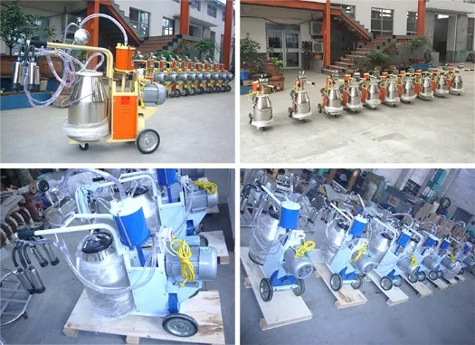 Milker Vacuum Milking MachinesPortable Double Bucket Electric