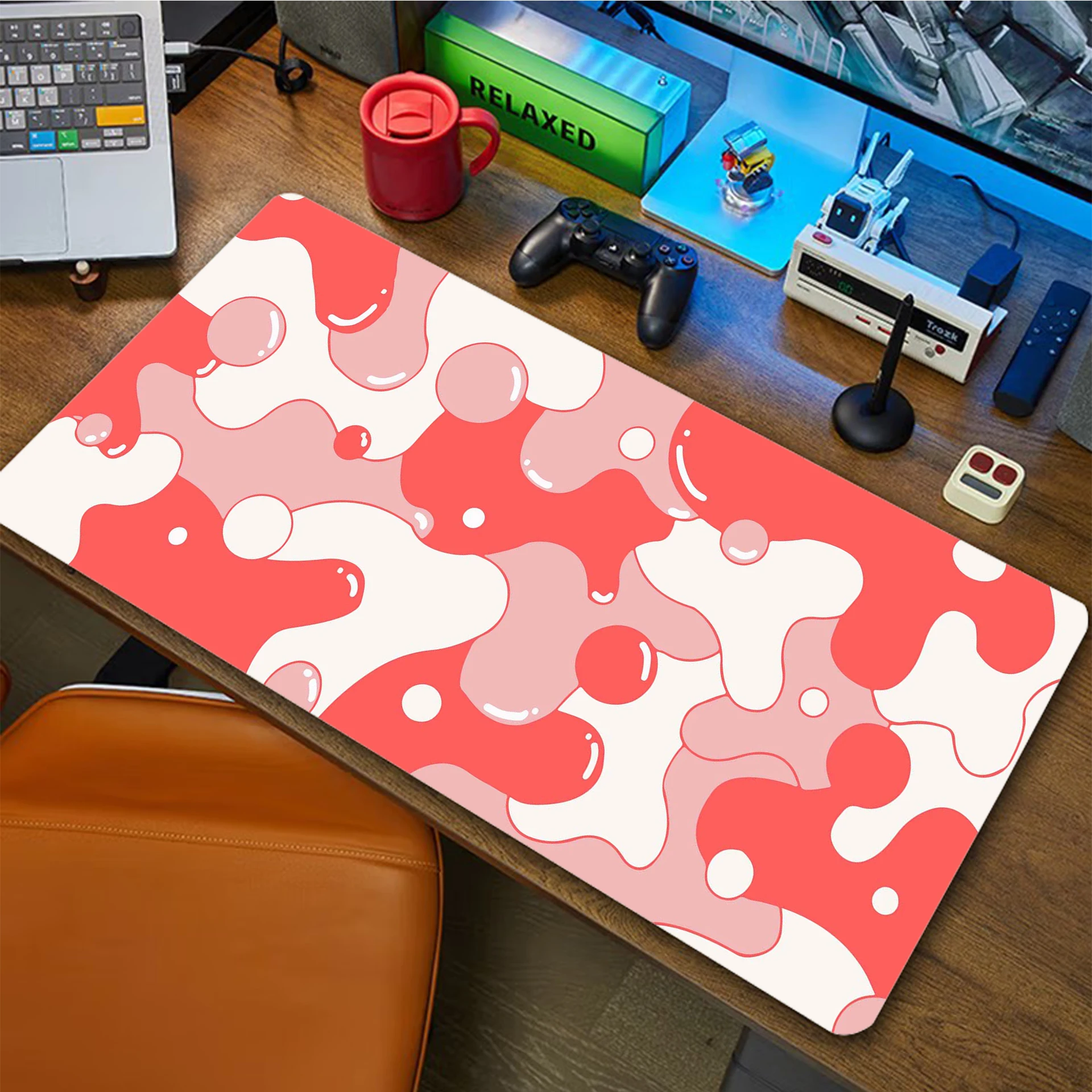 

Liquid Pc Game Mousepad Large Anti-slip Mouse Pad XXL Soft Gamer Mouse Mat Rubber Office Table Carpet Gaming Mats 900x400mm