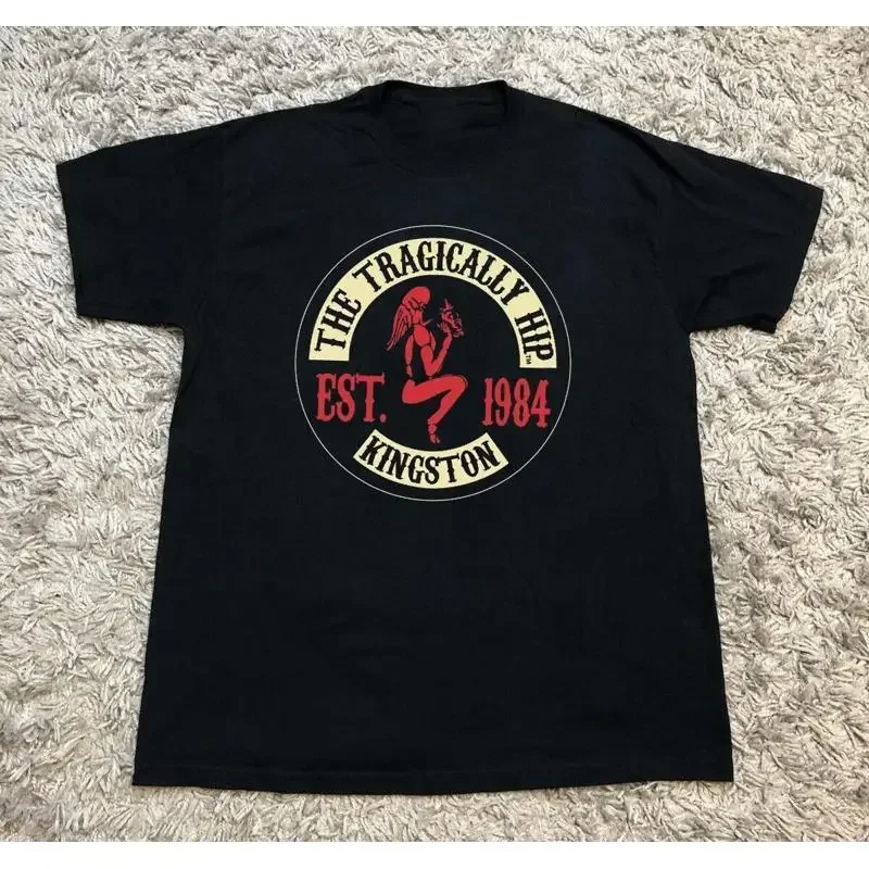 New Tragically Hip The Logo Classic Black T Shirt All Size S 5Xl