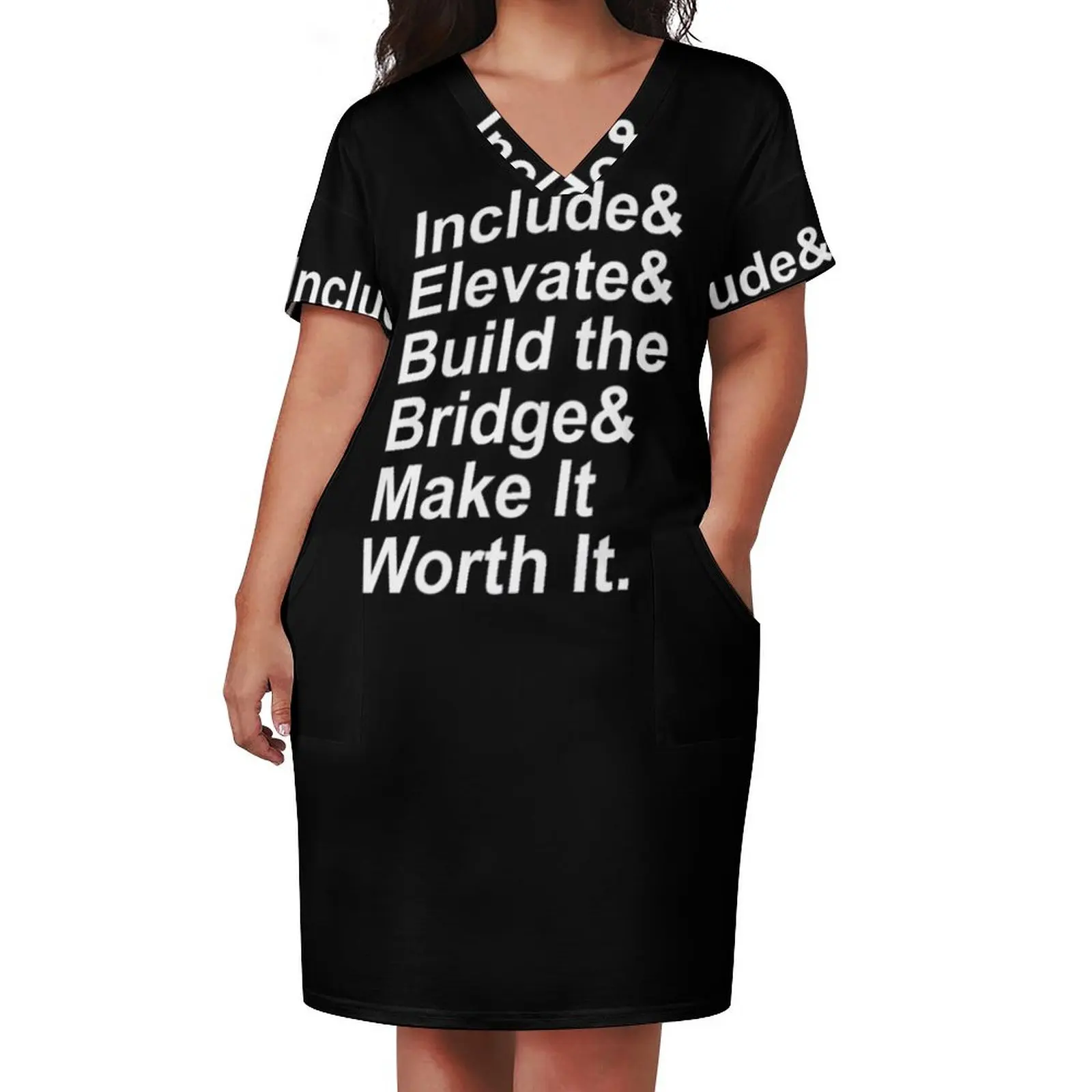 Include Elevate Build the Bridge Make It Worth It Loose Pocket Dress sexy short dresses daring Party dresses