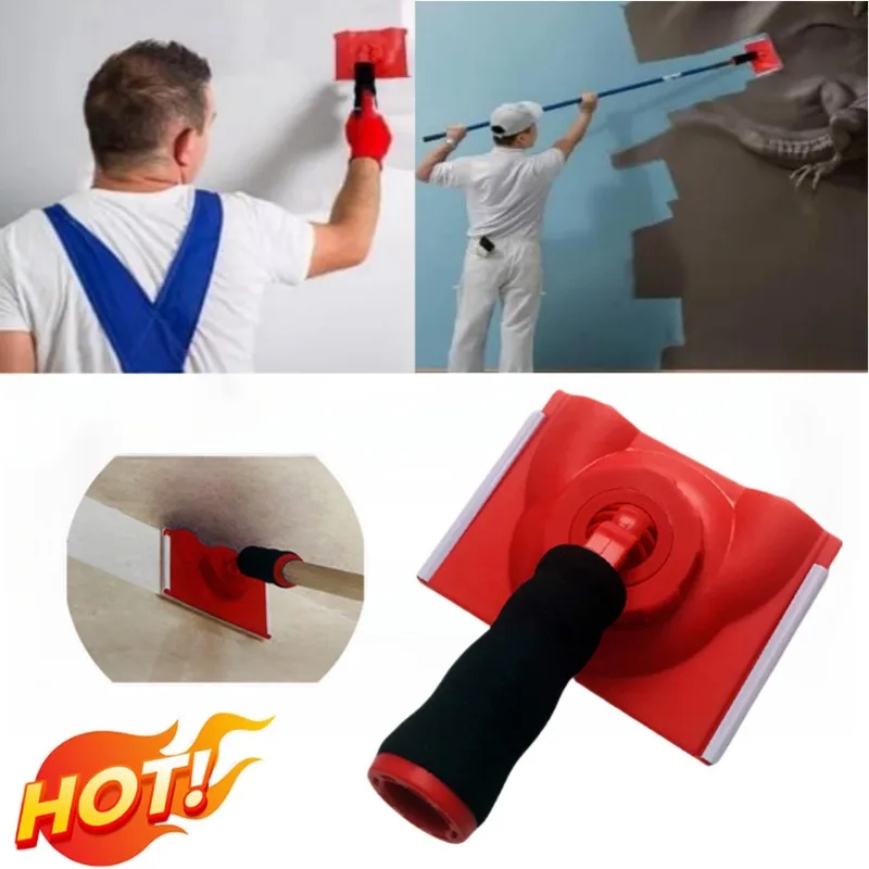 Nieuwe Latex Verf Edger Borstels Verstelbare muur Plafond Hoek Pad Schilder Kleur Separator Verf Rand Trimmer Applicator Tool