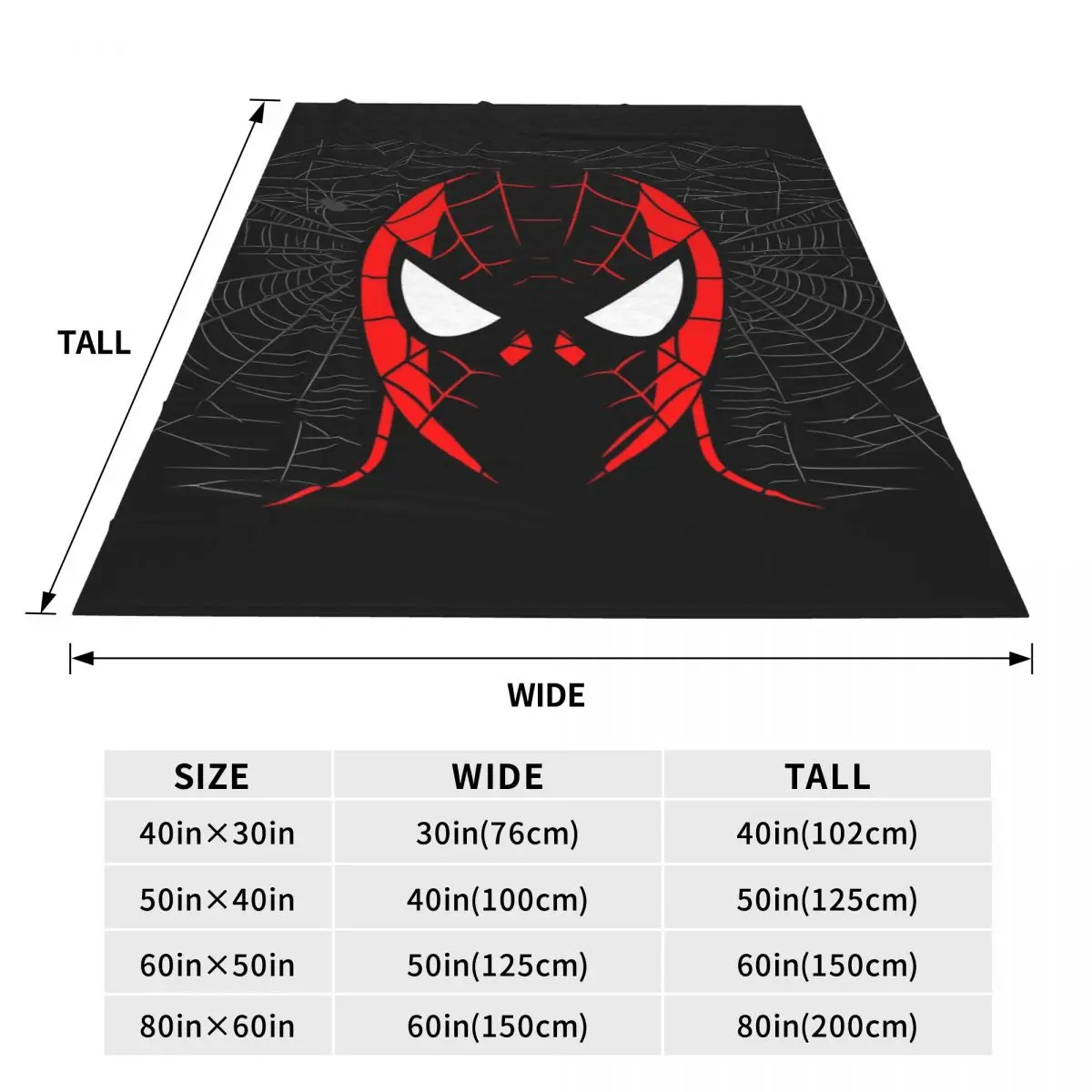 O incrível homem-aranha cobertor de pelúcia para crianças, cobertor de flanela para sofá e cadeira, colcha de qualidade personalizada quente e macia, filme presente