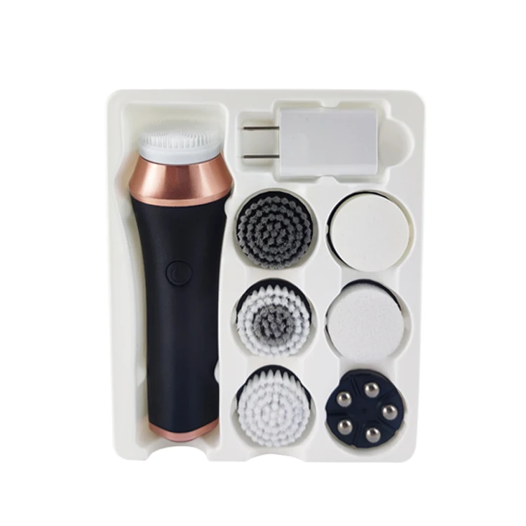 

Pore Blackhead Removal Skin Scrub Exfoliating Removal 360 Degrees Spin Rotating Electric Facial Cleaner
