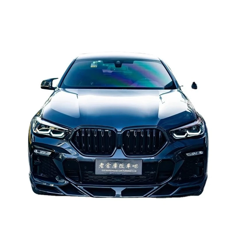 X5 G05 X6 G06 X3 X4 Front Lip for  X5 X6 SPORT STYLE CAR Front Spoiler G05 G06 Auto External Accessories Bumper Lip Front
