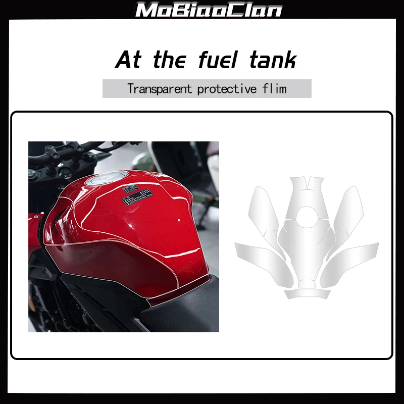 For HONDA CB400F cb400f 2024 Invisible car cover protective film fuel tank transparent film modification accessories