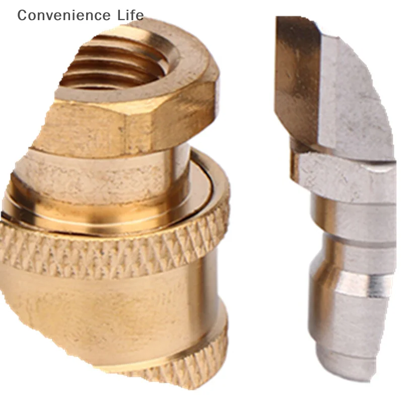 

Насадка высокого давления 1/4 дюйма, быстроразъемное соединение, очиститель канализации из нержавеющей стали, средство для удаления сливного засора, 5000 фунтов на квадратный дюйм