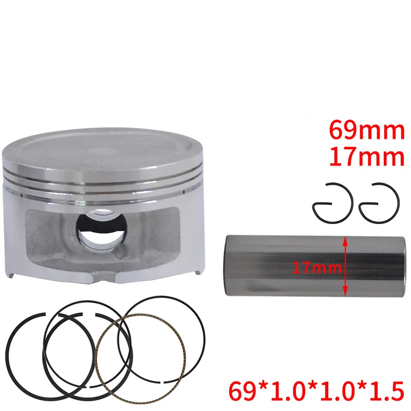 Motorcycle Cylinder Piston Ring Gasket Kit 250cc 69mm For YAMAHA YP250 X-MAX250 Majesty 250 X-City 250 - view 2