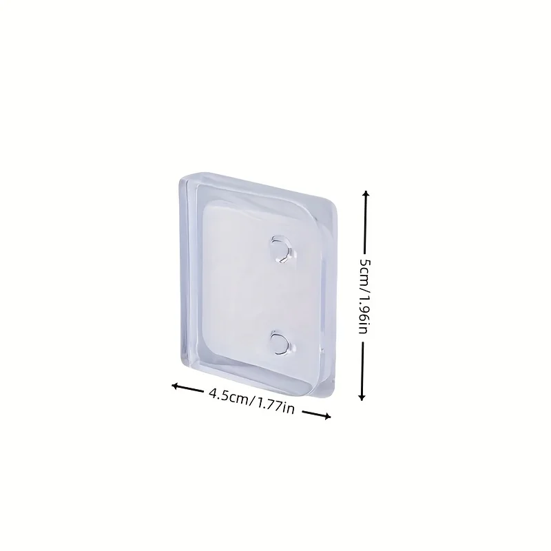 6pcs Multi-Functional Curtain Clips Transparent Plastic Shower Curtain Clamp for Bathroom and Kitchen Use Curtain Retainer
