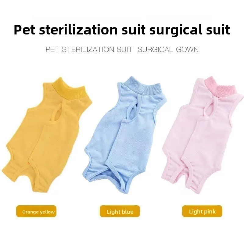 

Cat sterilization surgical clothing, post-operative anti-licking clothing, female cat weaning , belly sterilization