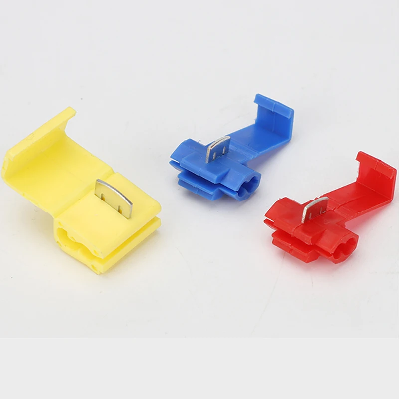 Quick Splice Terminals Wire Connector Non Destructive Without Breaking Line Wire Crimp Wiring terminals Insulated Cable Joiner