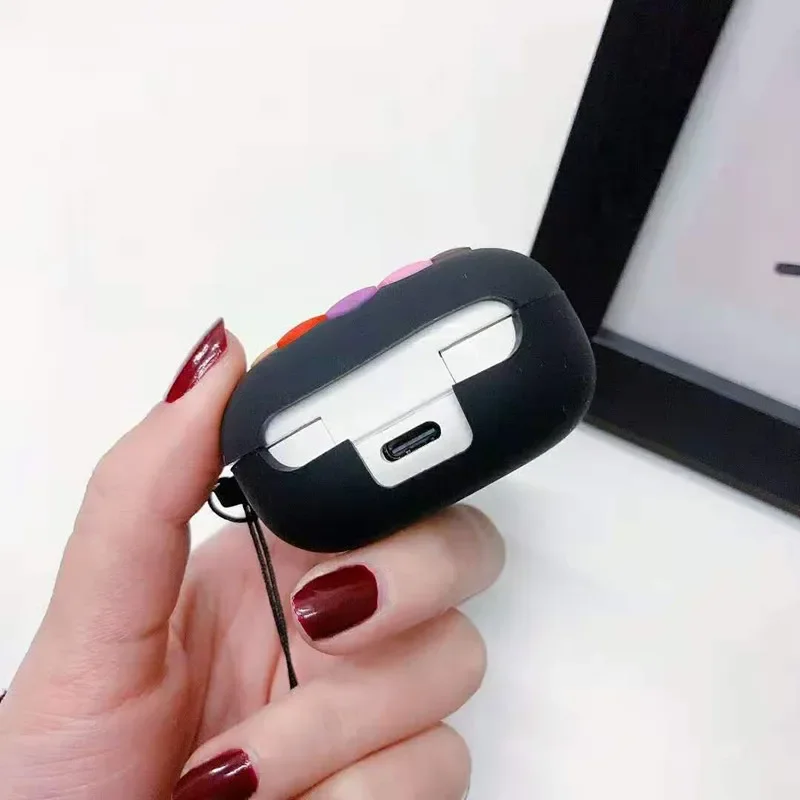 3D Silicone Soft Cover For Samsung Galaxy Buds 2/FE/ pro Cases Earphone Protective Sleeve Buds Live