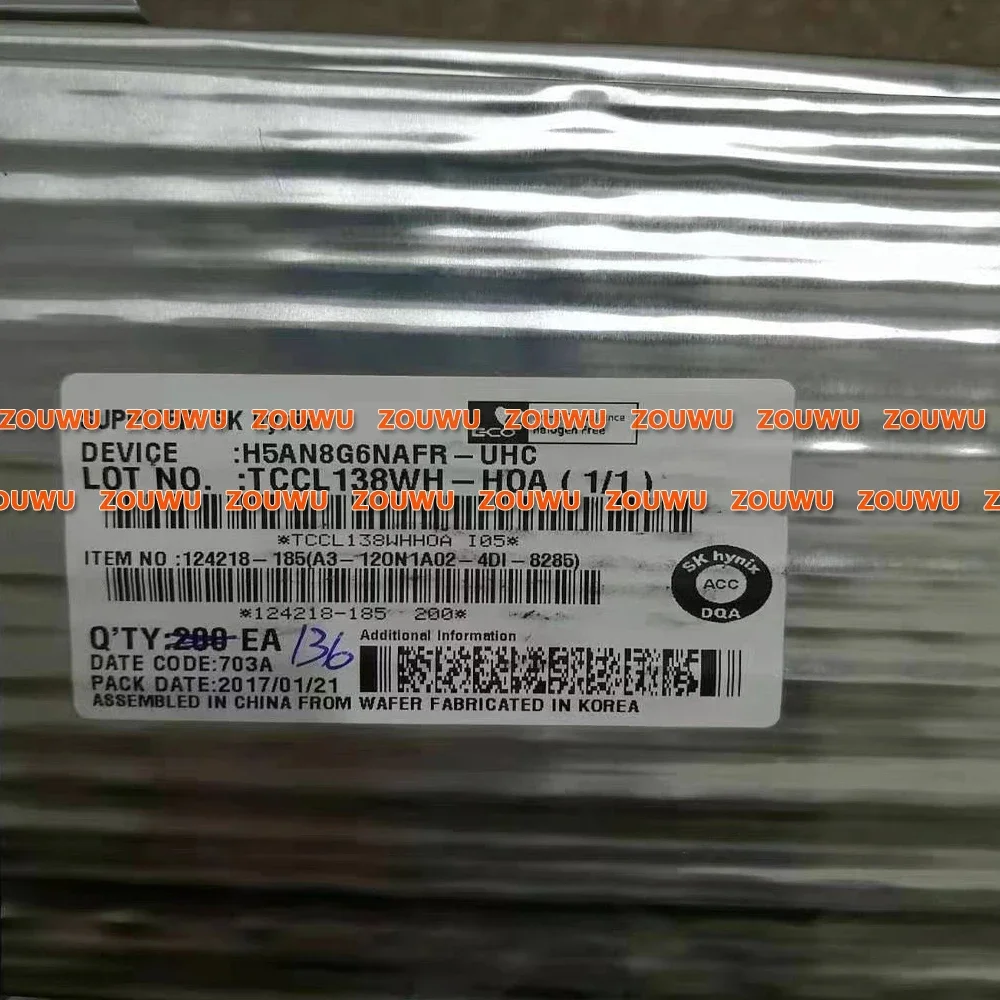5PCS~10PCS/LOT H5AN8G6NAFR-UHC H5AN8G6NAFR BGA lillard loja só vende 100% produtos originais