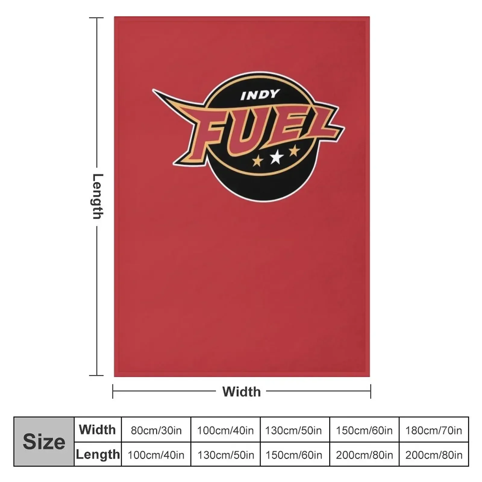 Indy Fuel Throw Blanket couch cozy soft plush fuzzy picnic outdoor blanket