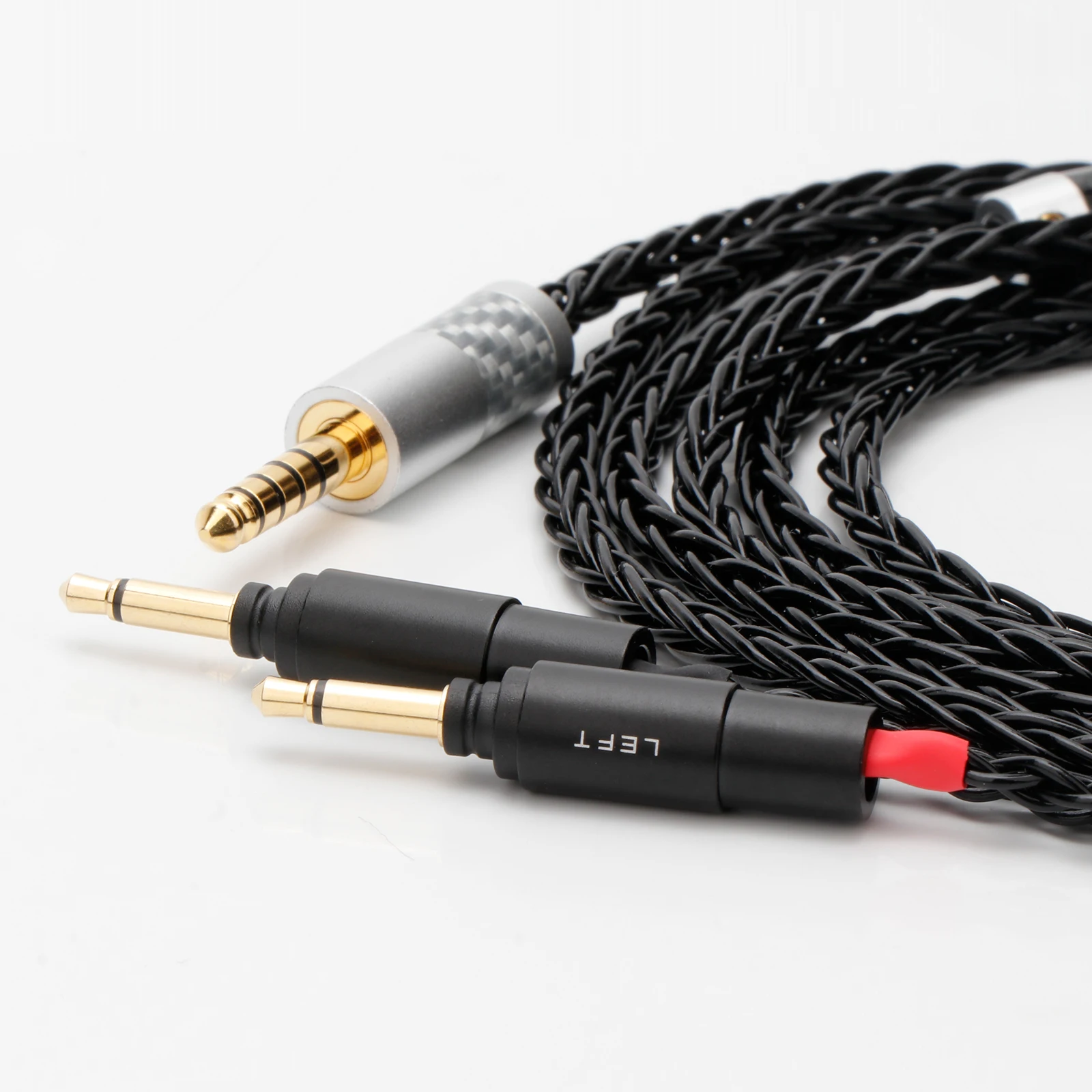 8-core واحد كريستال النحاس الفضة تصفيح سماعة كابل للصوت النهائي D8000 AFDS برو باندورا هوب vi ياماها YH-5000SE