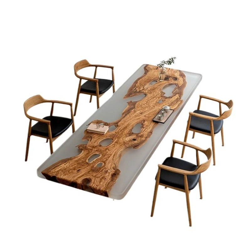 Resin river table, log long , tea, desk, dining, acrylic epoxy suspension