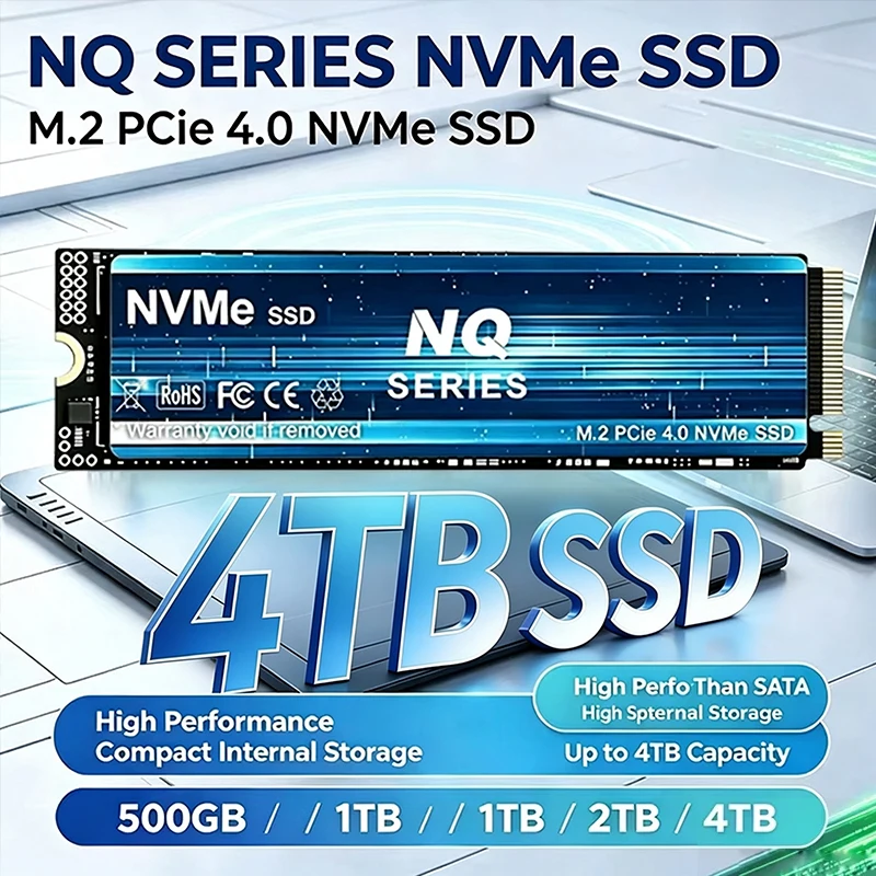 New Original M2 SSD 1TB 500GB 1TB M.2 2280 PCIe NVME SSD 2TB 4TB Internal Solid State Drive Hard Disk for Laptop Desktop