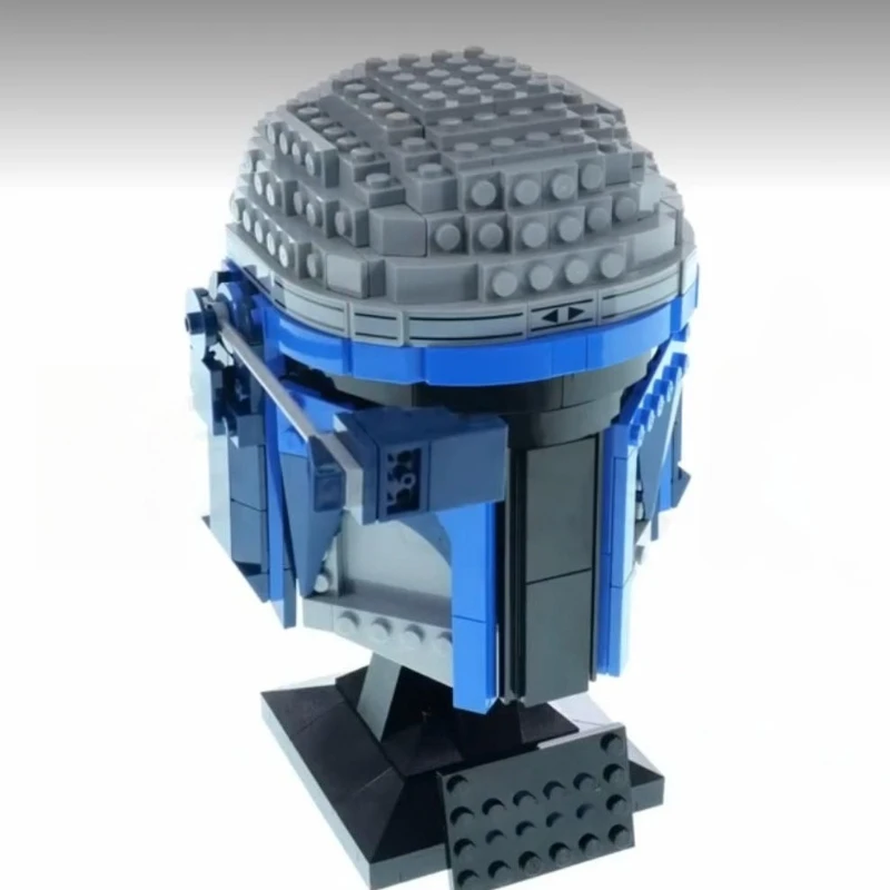 Battle Helmet Model Building Blocks Sets Compatible With Legoed Particles Suitable For Christmas Gifts 75408