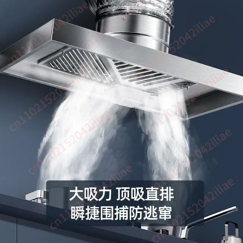 10 Inch Stainless Steel Exhaust Fan - Kitchen Stove Top Suction Booster Ventilation Extractor