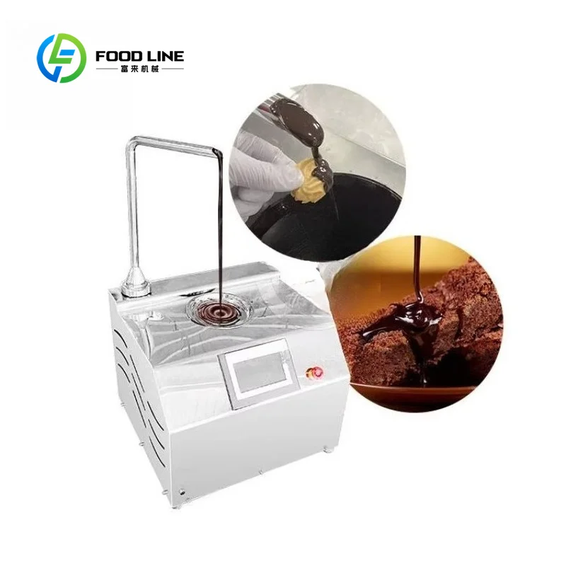 Custom Small Automatic Chocolate Temper Melting Machine, Chocolate Spread Dispenser with Tap Manufacturer Equipment