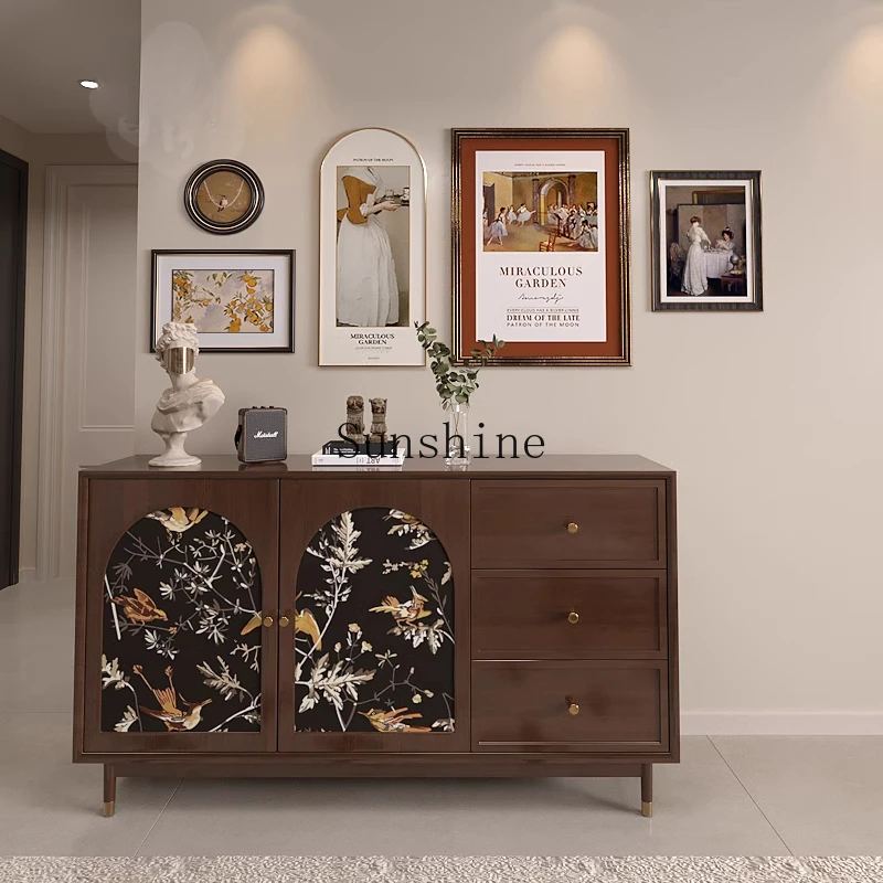 

Легкий роскошный экран из цельного дерева входят дверь, высококачественная дверная перегородка, боковой шкаф для обуви