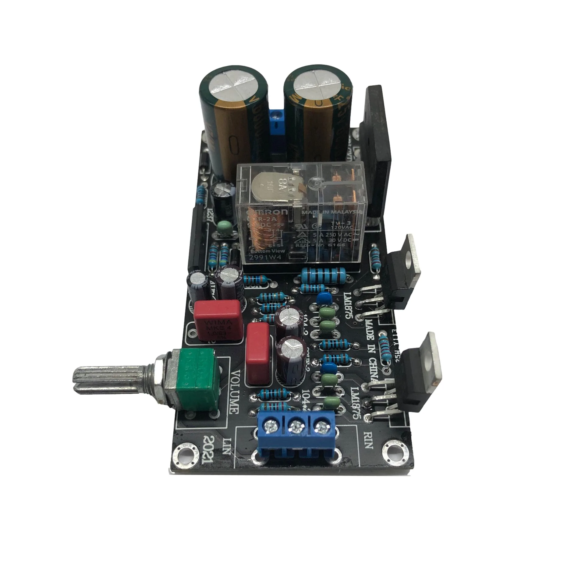 2.0 Dual Channel Audio Board LM1875T with Speaker Protection and Adjustable Volume for Noise-Free Audio Experience