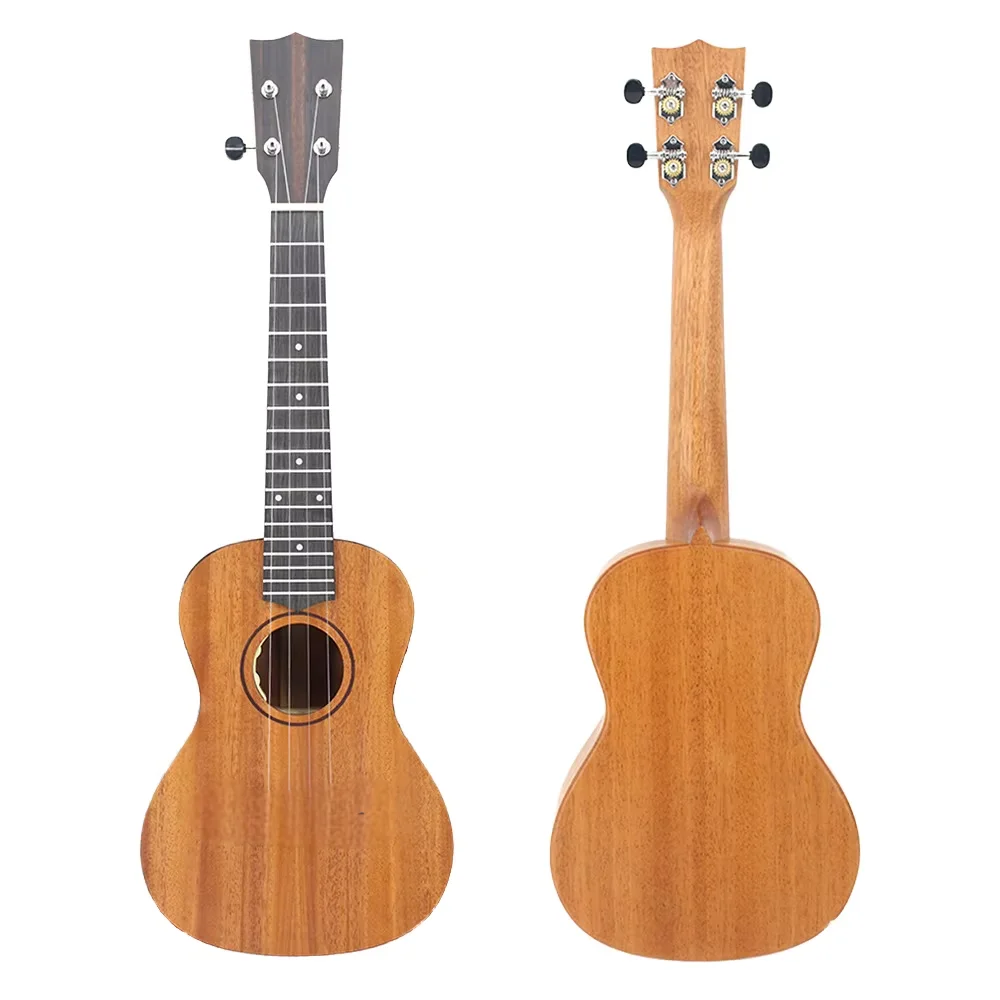 

Маленькая 23-дюймовая четырехструнная гитара укулеле с звукоснимателем из дерева