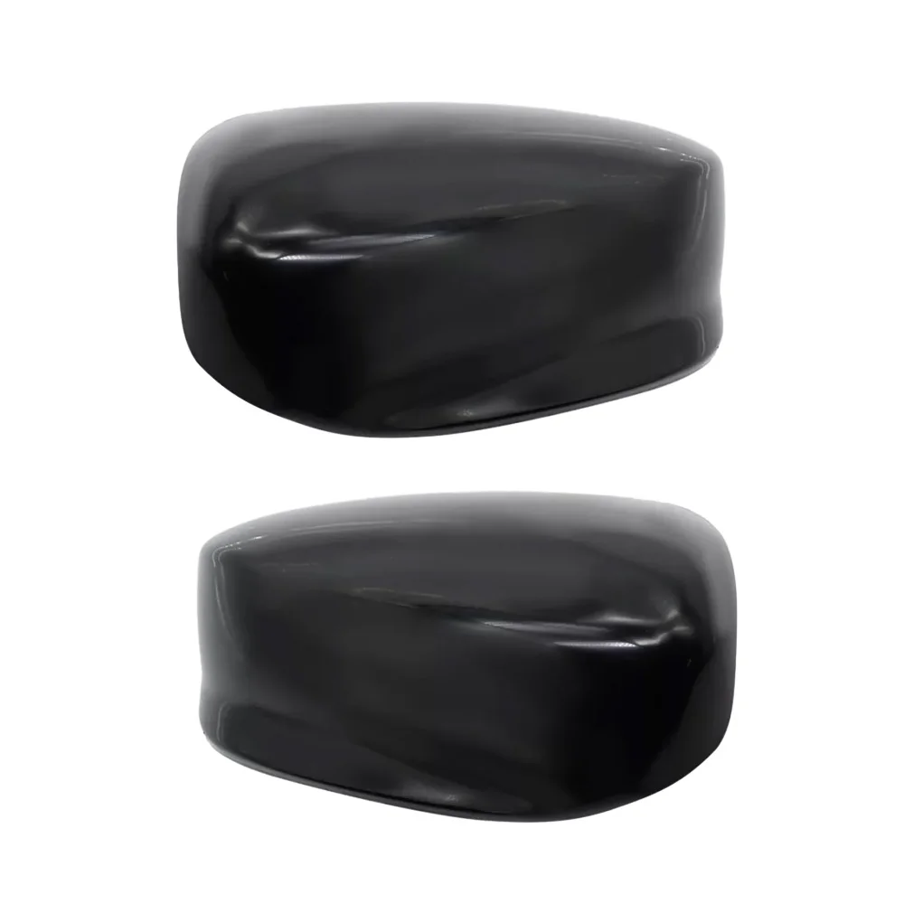 

Pair Car Side Door Wing Rear Mirror Cover Cap Unpainted Black for Honda Accord 2008 2009 2010 2011 2012 2013 US Version