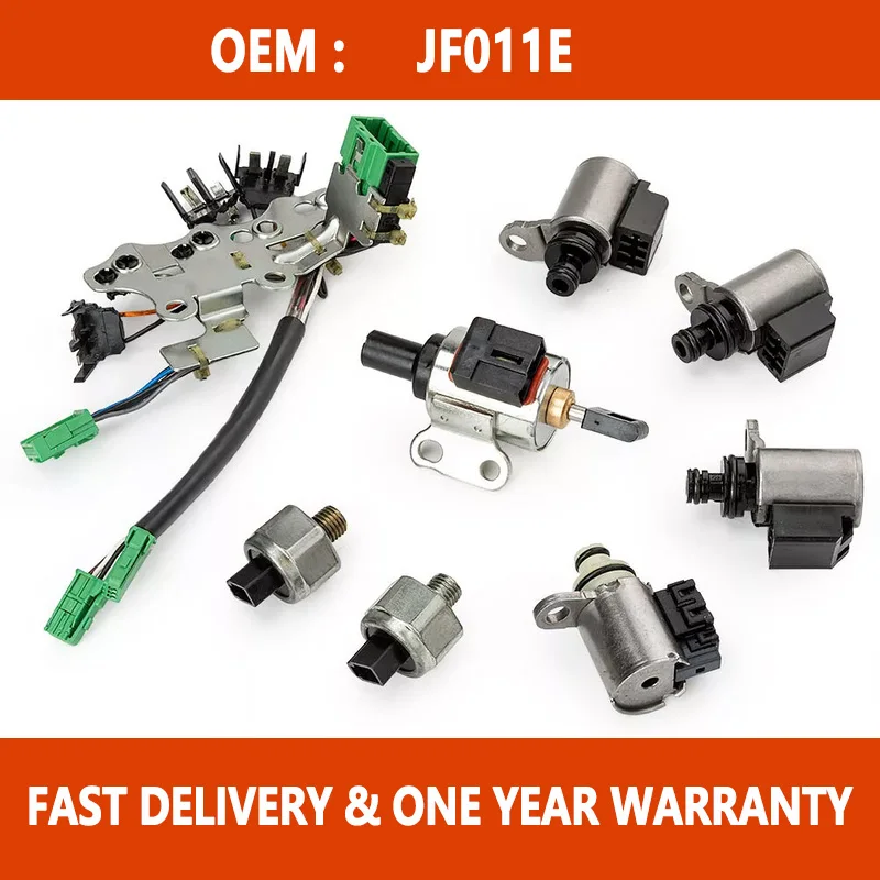 

Suitable for Nissan Dodge car parts JF011E RE0F10A CVT transmission solenoid valve kit 8-piece set