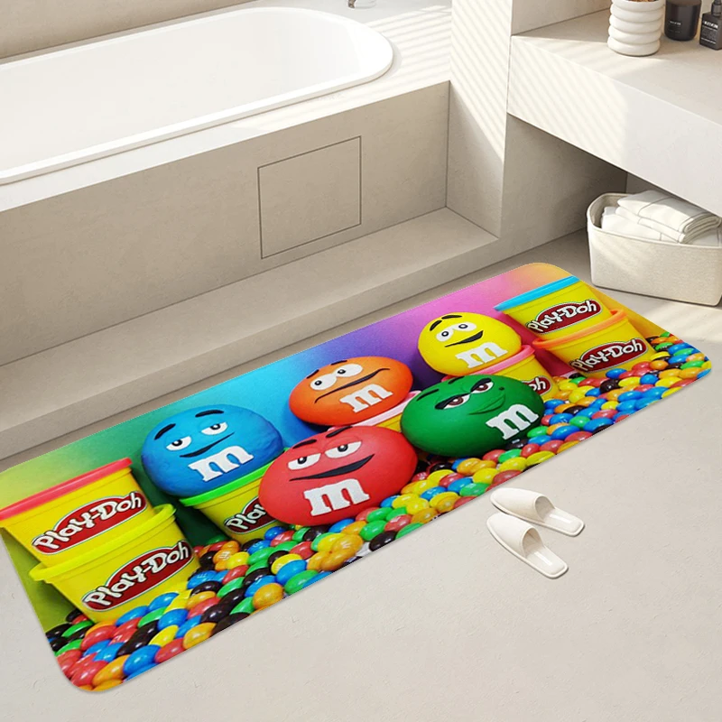 Kitchen Carpet for Bedroom Z-M&Ms Mat for Hallway Sleeping Room Rugs Washable Non-slip Rug Aesthetic Door Entrance Carpet